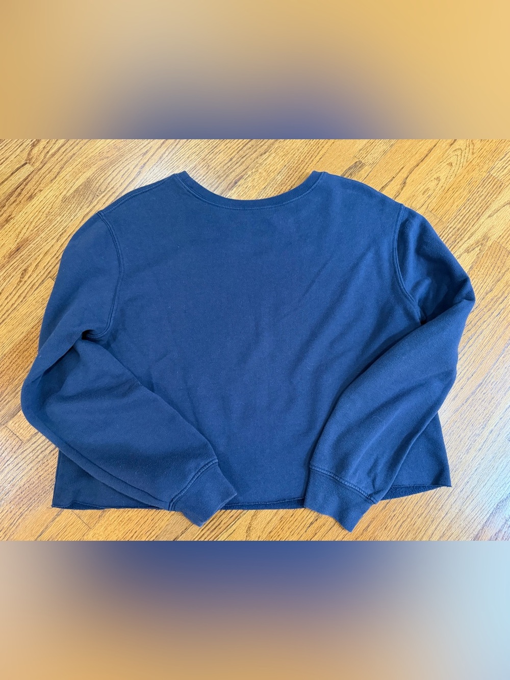 The Beatles Navy Blue Crewneck Sweatshirt with Graphic Sz L - Picture 3 of 3